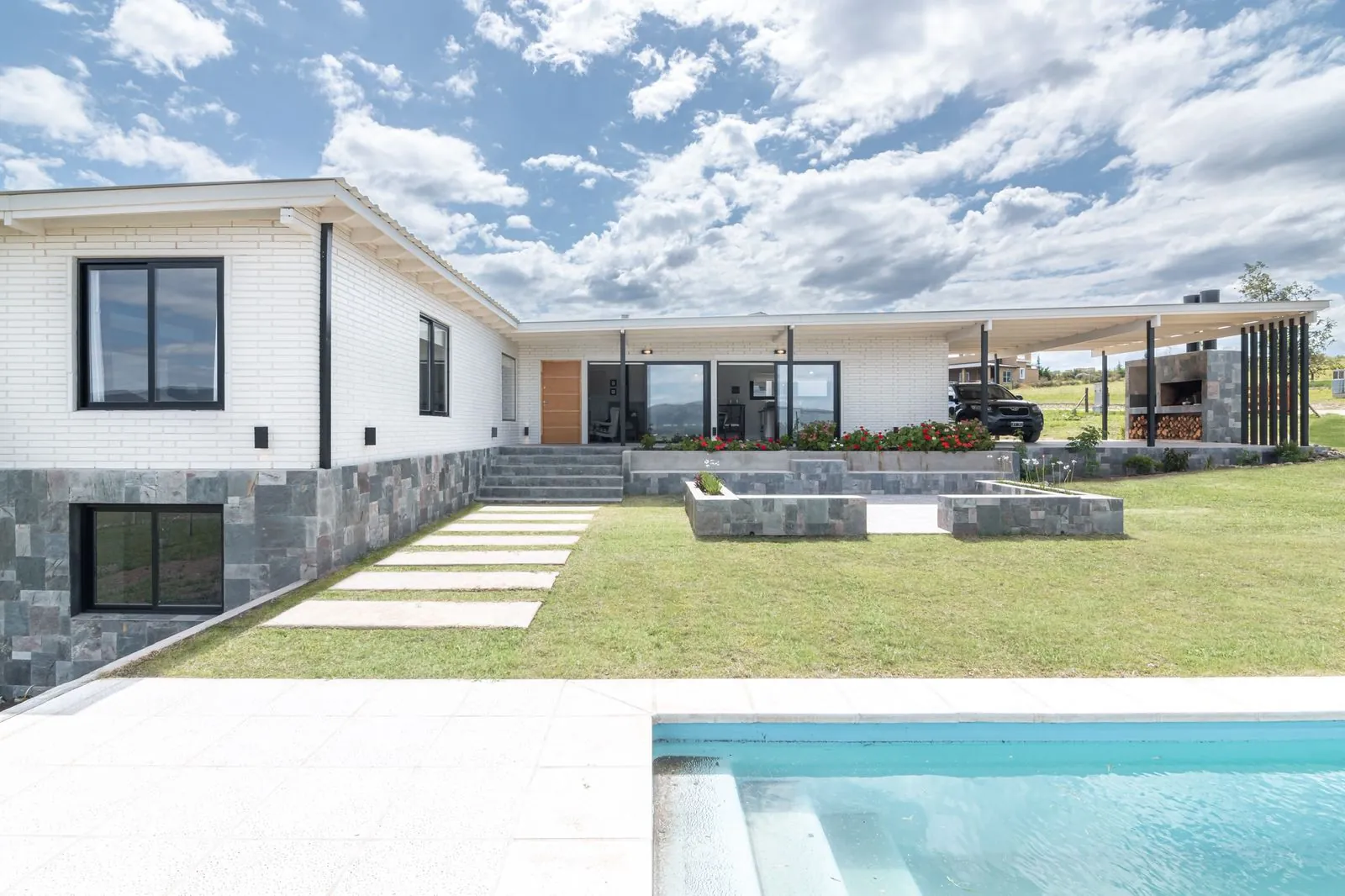 Modern villa with pool